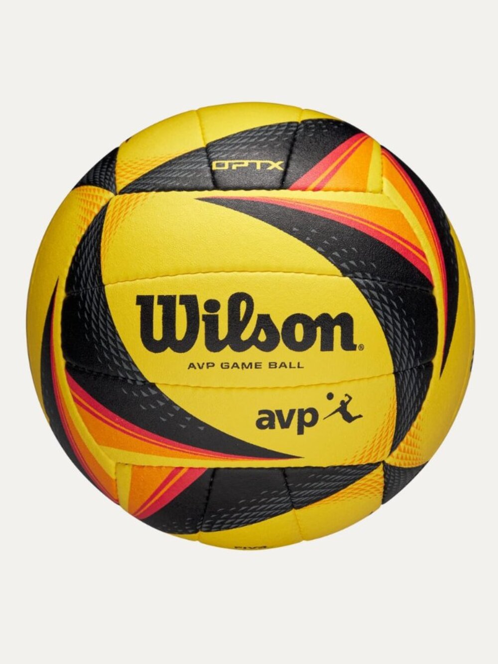 Wilson AVP Game Ball Volleyball Yellow Black Orange